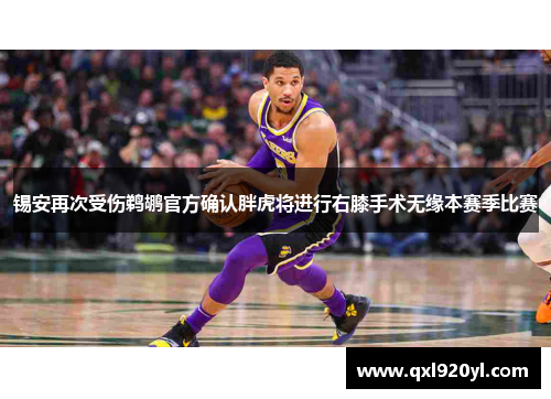 锡安再次受伤鹈鹕官方确认胖虎将进行右膝手术无缘本赛季比赛